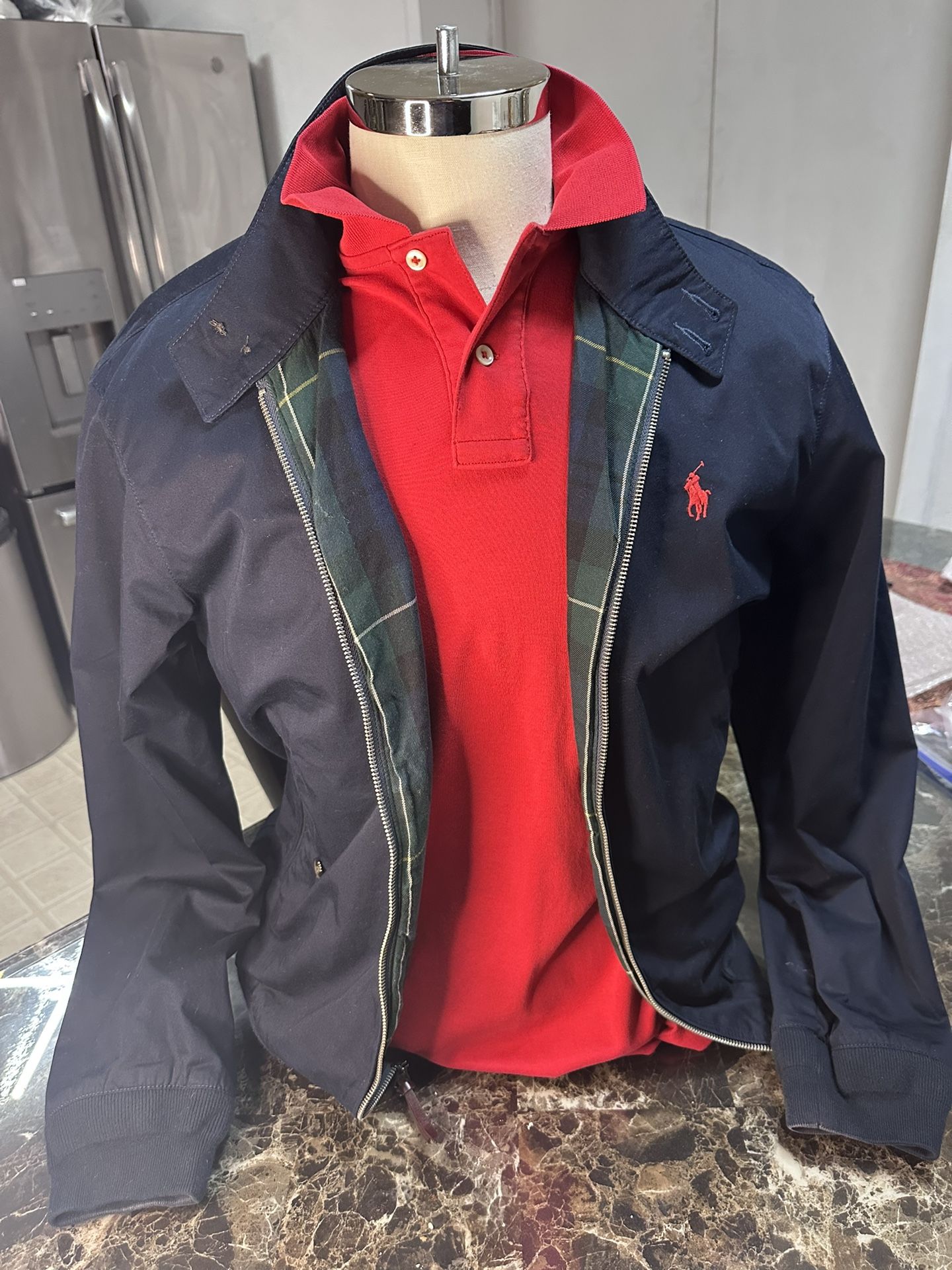 Polo Ralph Lauren Bedford Twill Jacket Navy Size Medium 