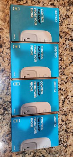 4 total brand new WeMo