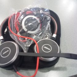 jabra headphone and mic