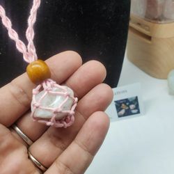 🔥HUGE SALE Handmade Rainbow Moonstone pendant Necklace