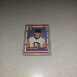 1990 SCORE ROOKIE PITTSBURGH PENGUINS JAROMIR JAGR HOCKEY CARD IN PLASTIC 