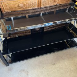 Glass Tv Entertainment Center 