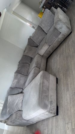 Grey sofa sectional