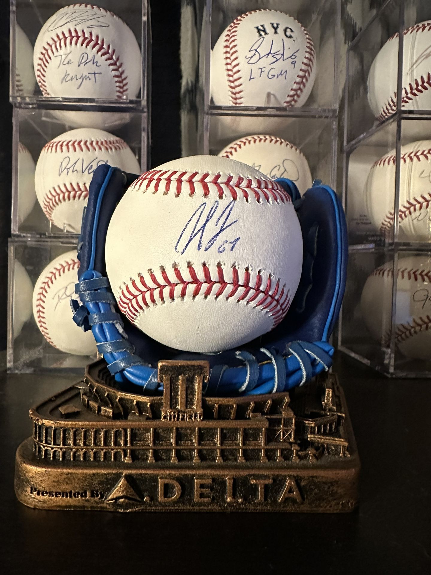 KC Royals & Former NY Met Pitcher Seth Lugo Signed Baseball MLB Verified