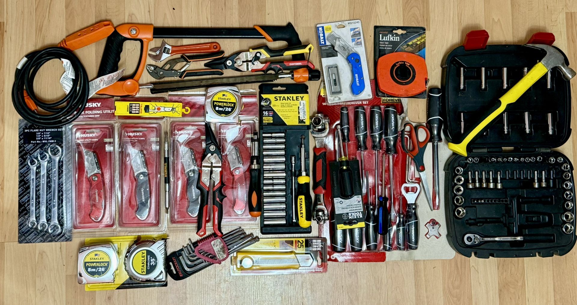 Lot of Hand Tools with Large Husky Tool Bag for Sale in Oakland Park