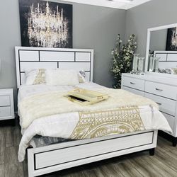 Queen 4pc Bedroom Set CLEARANCE NEW
