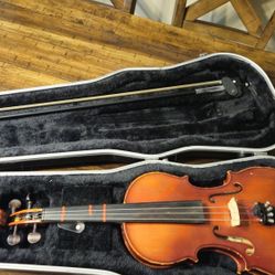 Franz Mueller Violin And Gator Hard Case With Bo