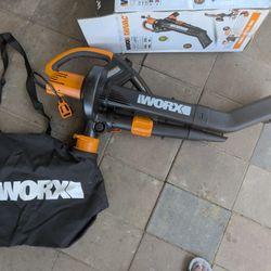 WORX WG509 Trivac 2.0 Electric 12 Amp 3-In-1 Vacuum Blower