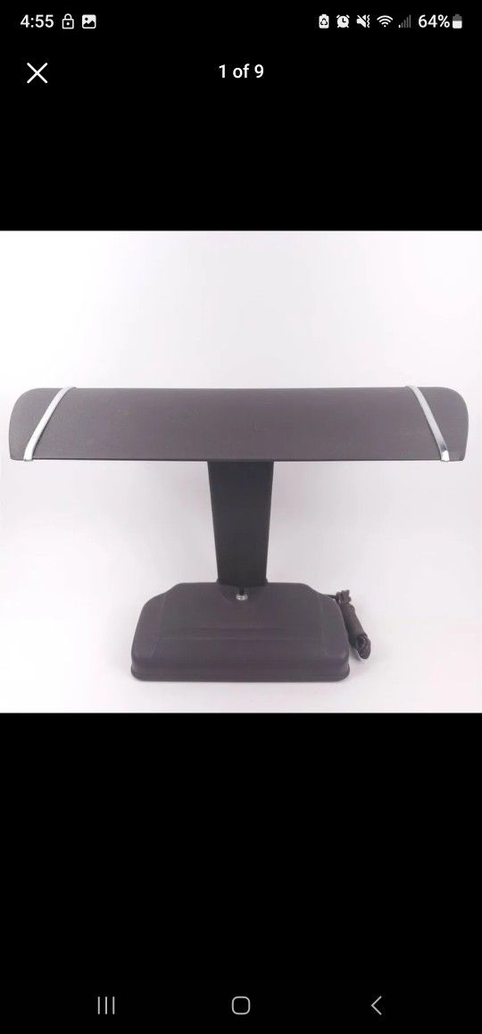 Vintage Fluorescent Metal Desk Lamp