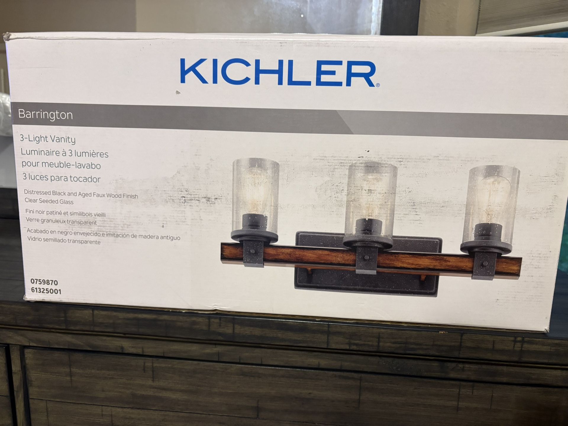Kichler 3 Light Fixture