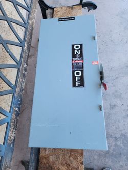 200 amp 3 pole 240 volt fused disconnect