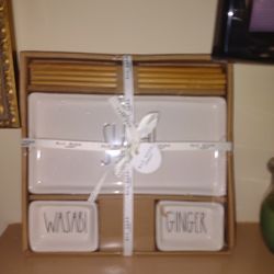 Rae Dunn Sushi Set 