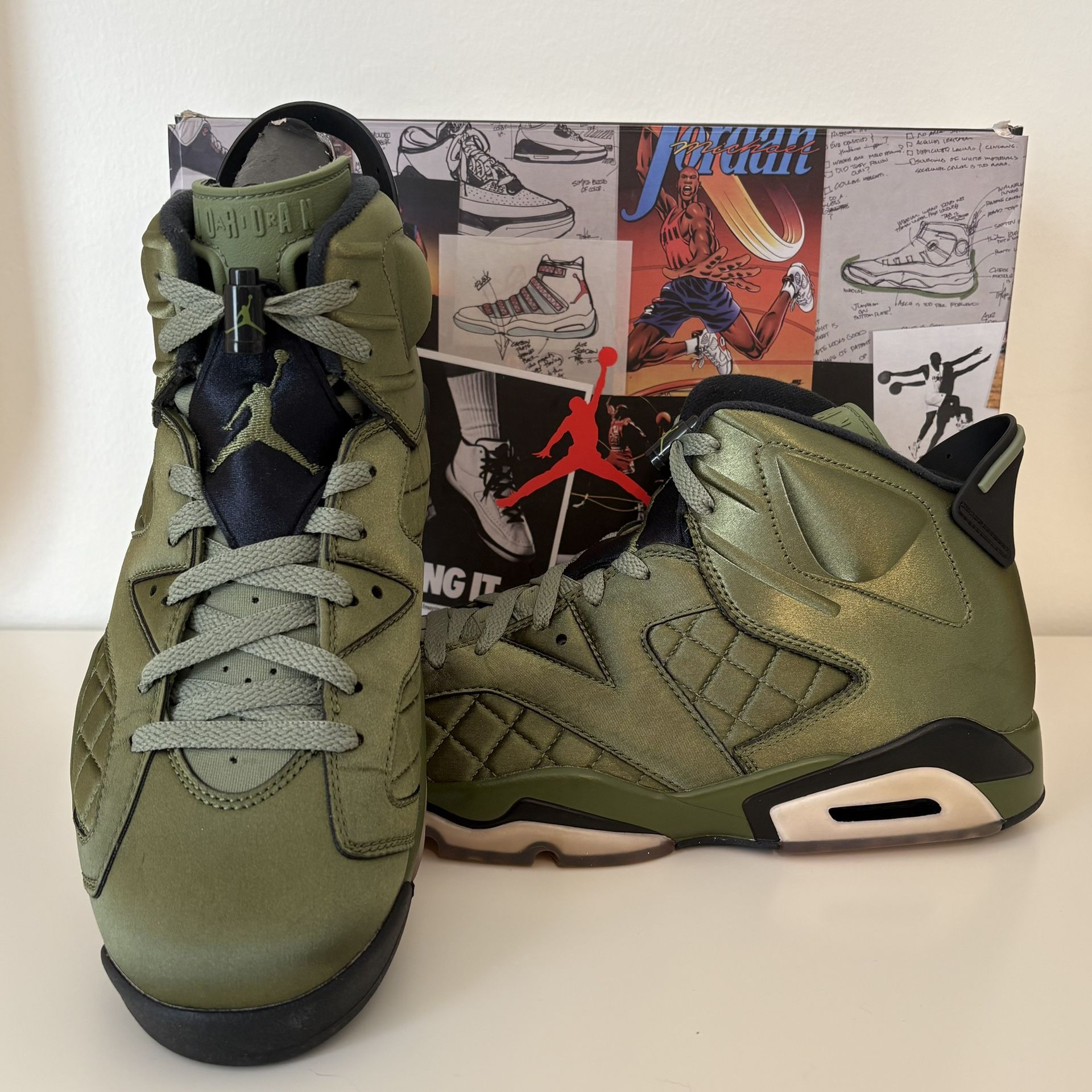 Air Jordan 6 Pinnacle “Flight Jacket” Size 10.5