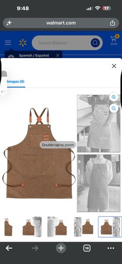 NWOB Canvas Apron $12
