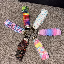 Handmade Scrunchie Keychains 