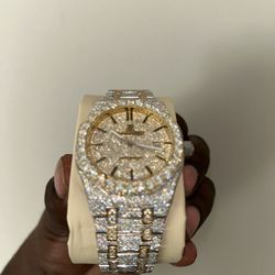 AP 2 Tone Iced Out VVS1 Clarity 
