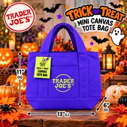 Trader Joe’s Trick-or-Treat Mini Tote Bags – NEW Limited Edition