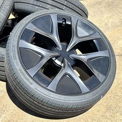 OEM 21" 2026 Tesla Model Y Performance 21" Arachnid 2.0 Wheels Tires Hankook NEW