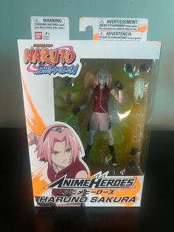 Anime Heroes Naruto Shippuden Haruno Sakura Action Figure Bandai New in package