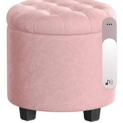 Pink Ottoman Wirh Storage