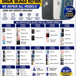 iPhone Back Glass Repair Fix 