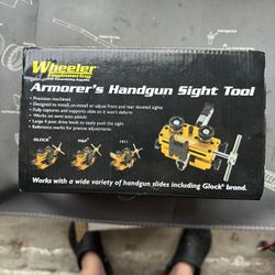 Wheeler Handgun Sight Tool