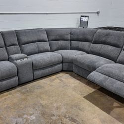 Power Reclining Sectional  Ultimate Comfort Upgrade!