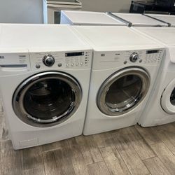 LG washer and dryer set electric