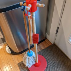 Free Melissa & Doug Stand, Mop, And Brush Only