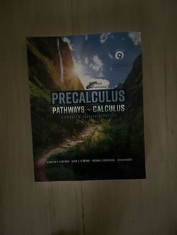 Precalculus: Pathways to Calculus Textbook – Like New