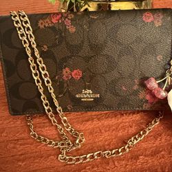 💎 Coach crossbody wallet bag