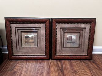 "Stately Cypress" and "Rolling Hills" Framed Prints