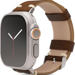 Leather Strap For Apple Watch 
