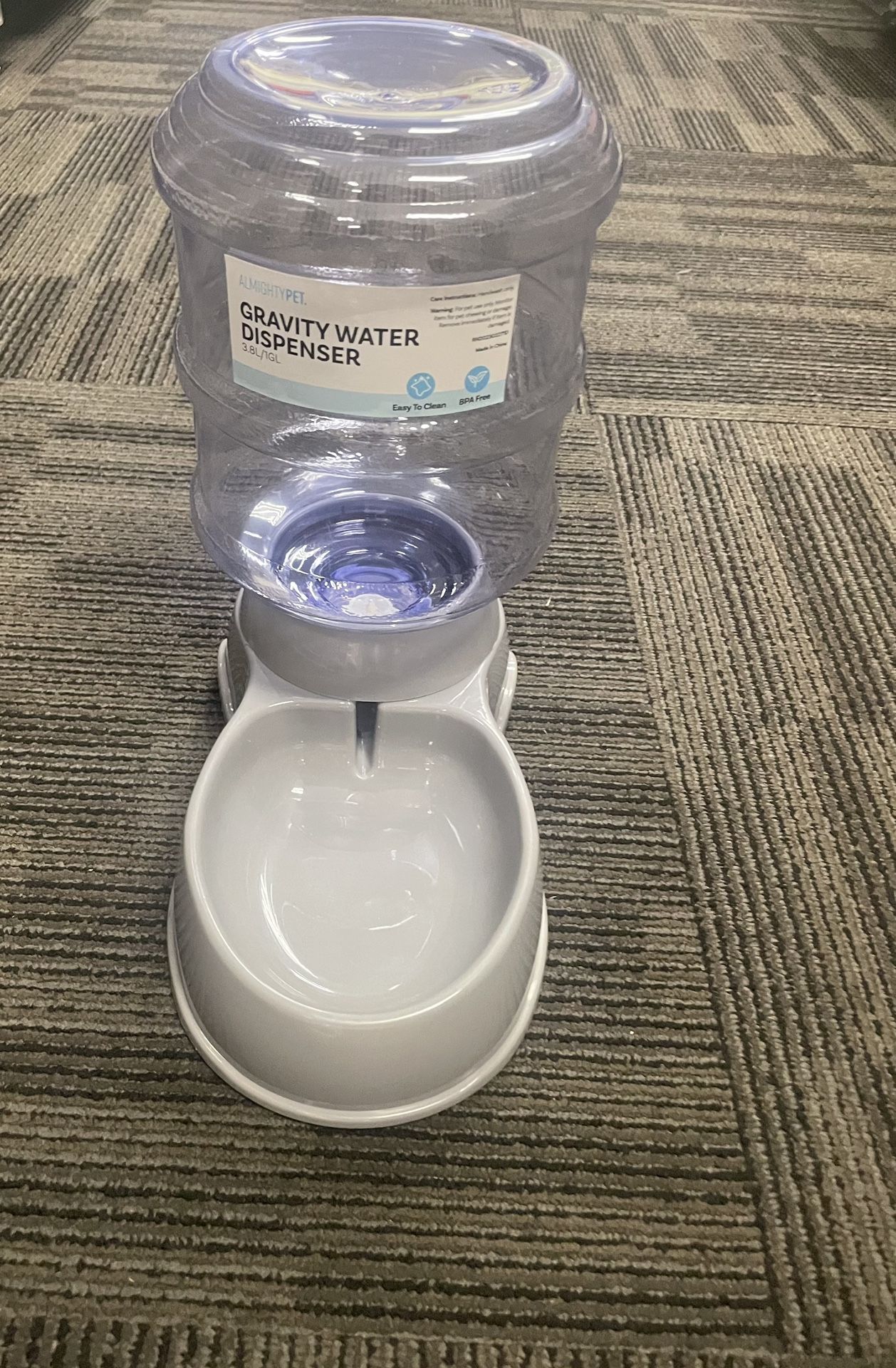 Plastic Gravity Water Dispenser 3.8L/1GL