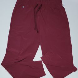 New Hanes Medium Burgundy Scrub Pants from Walmart Not used