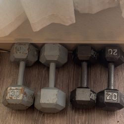 30 Lbs / 20 Lbs Dumbbell Sets