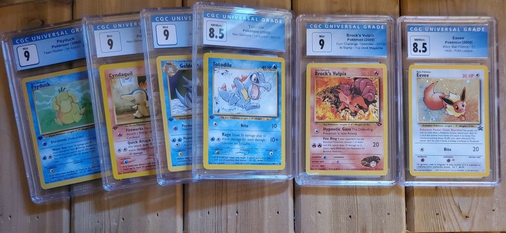 Pokemon Cards. Slabs. 1st Edition. Eevee - tita.cl