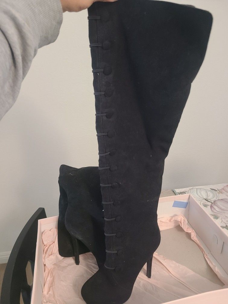 Knee High Heel Boots