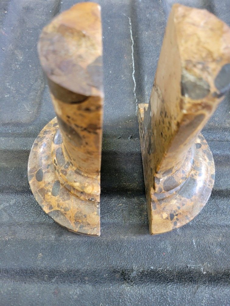 Marble Book Shelf Holders