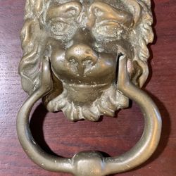 Lion Head Brass Door knock Antique 