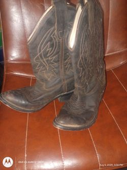Boys genuine leather authentic cowboy boots