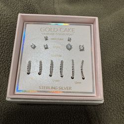 925 Sterling Silver Studs Set