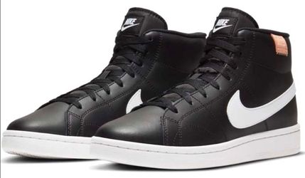 Nike Men's Court Royale 2 Tennis Shoe Black White Onyx Size 12