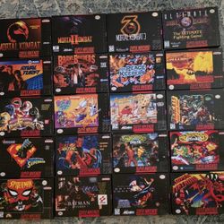 Lot of 20 SNES Boxes. Super Nintendo. **READ **