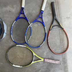 4 Head Tennis Rackets And Bag