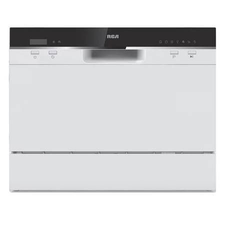 RCA RDW3208 6 Place Setting Portable Countertop Dishwasher in White