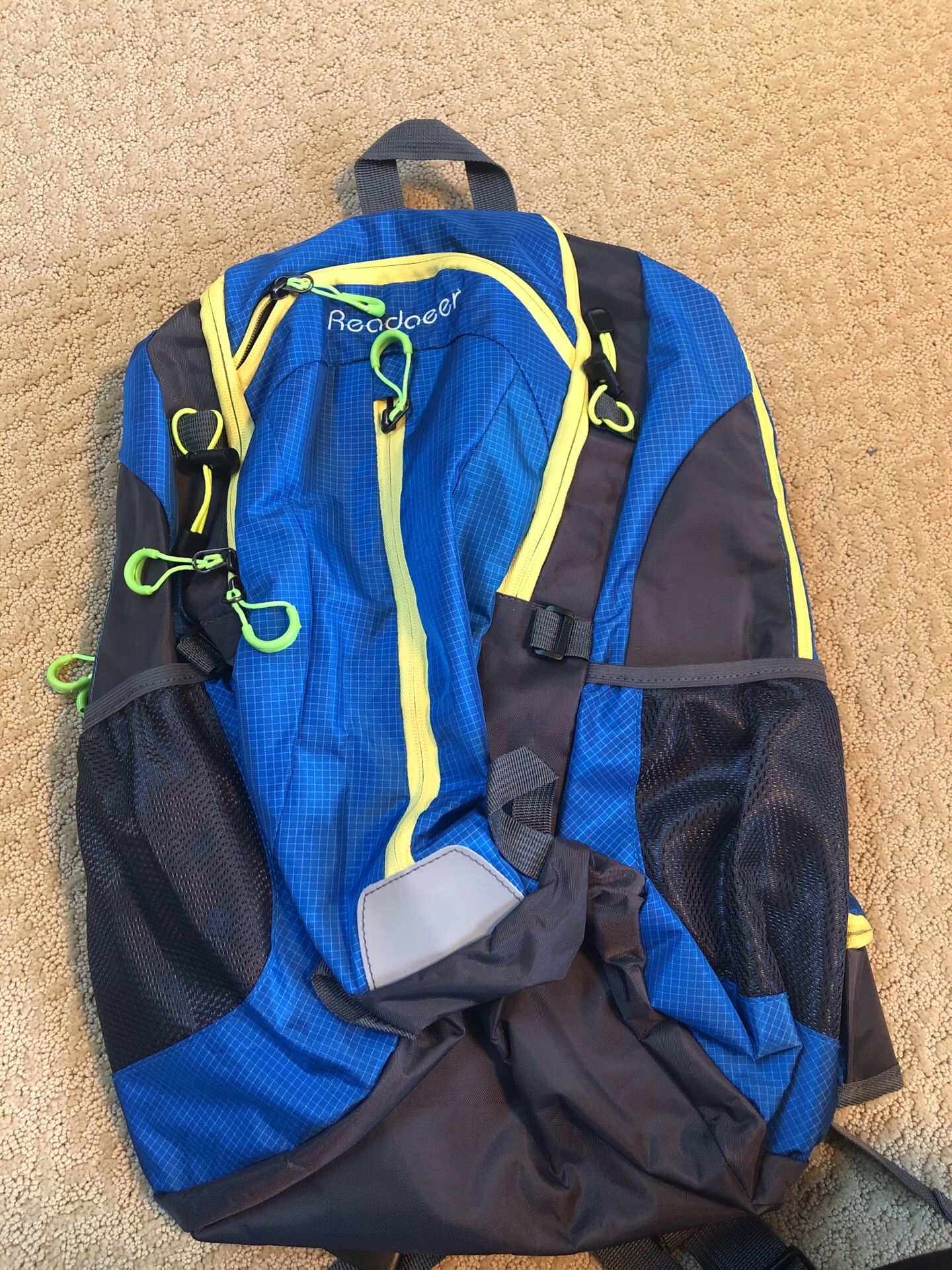 Readaeer 40L Waterproof Hiking Backpack, BLUE