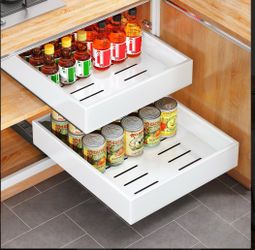 Pull out cabinet organizer, heavy duty