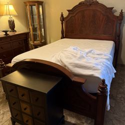 Bed Night Stand Dresser Long One