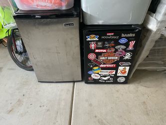 mini fridge and mini freezer